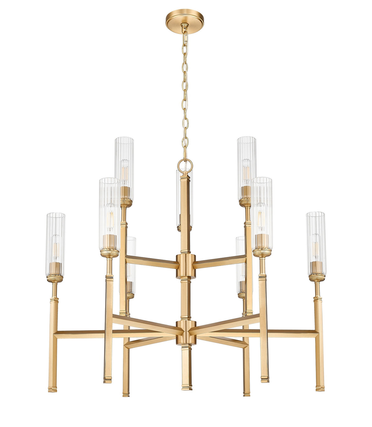 Lustre Esme Or moderne, nombre ampoules 9 – vue 5