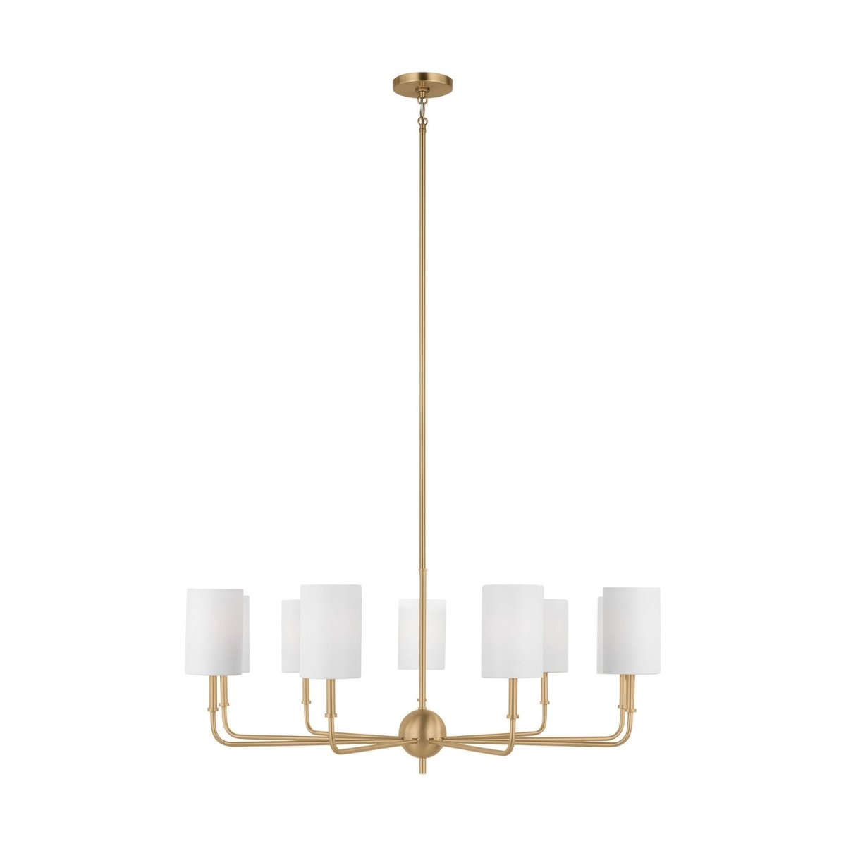Lustre Foxdale - Laiton satiné 36" by Visual Comfort Studio | Luminaires & cie