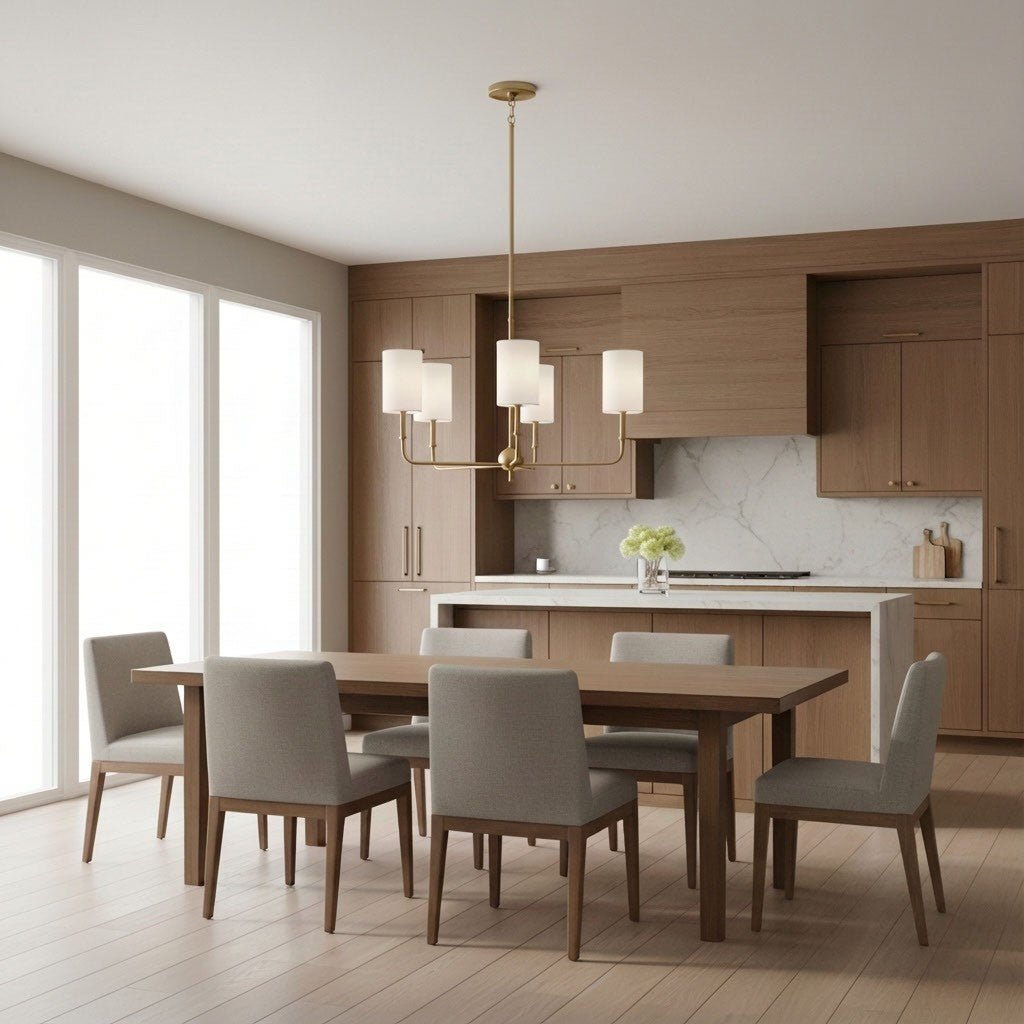 Lustre Foxdale - Nickel brossé 36" by Visual Comfort Studio | Luminaires & cie