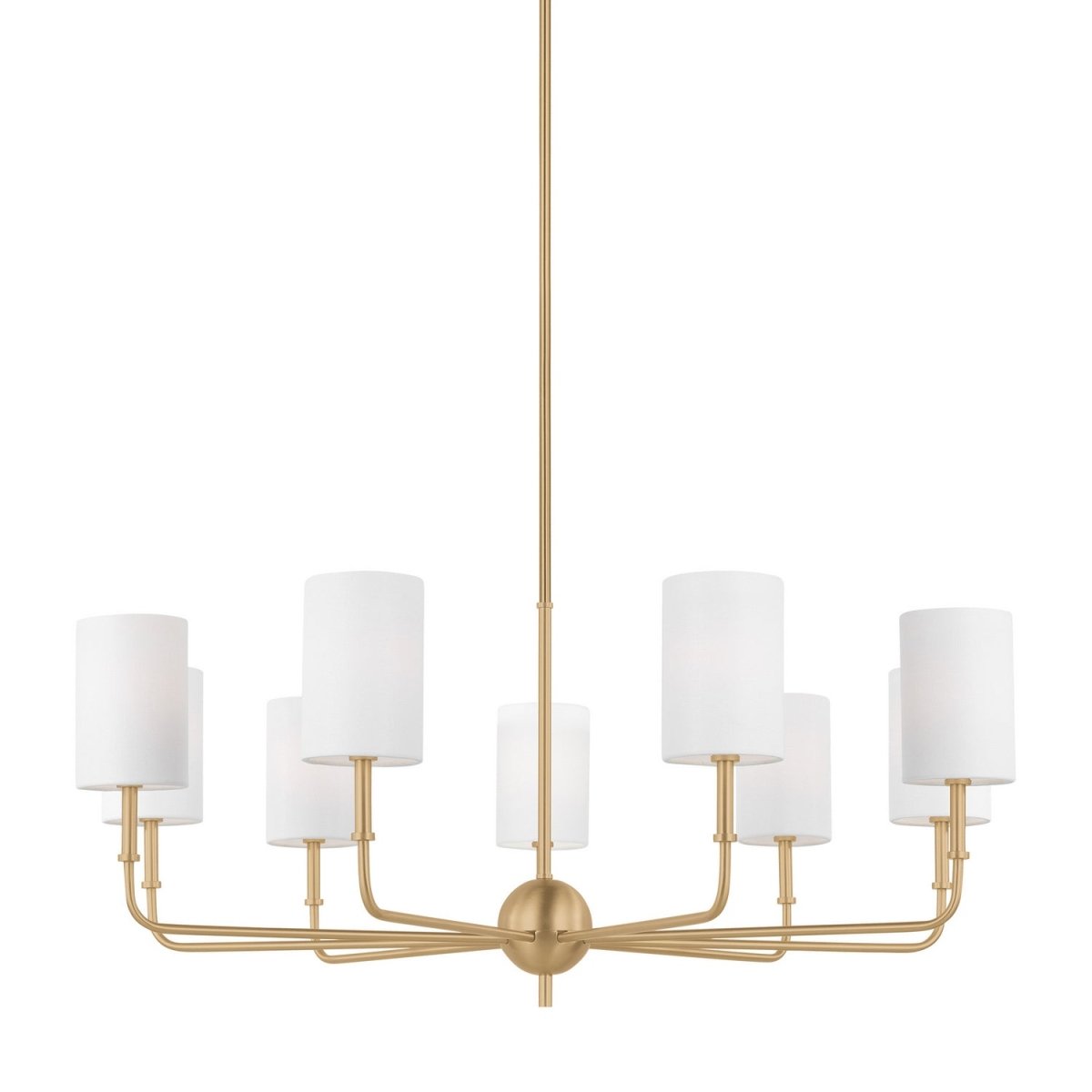 Lustre Foxdale - Nickel brossé 36" by Visual Comfort Studio | Luminaires & cie