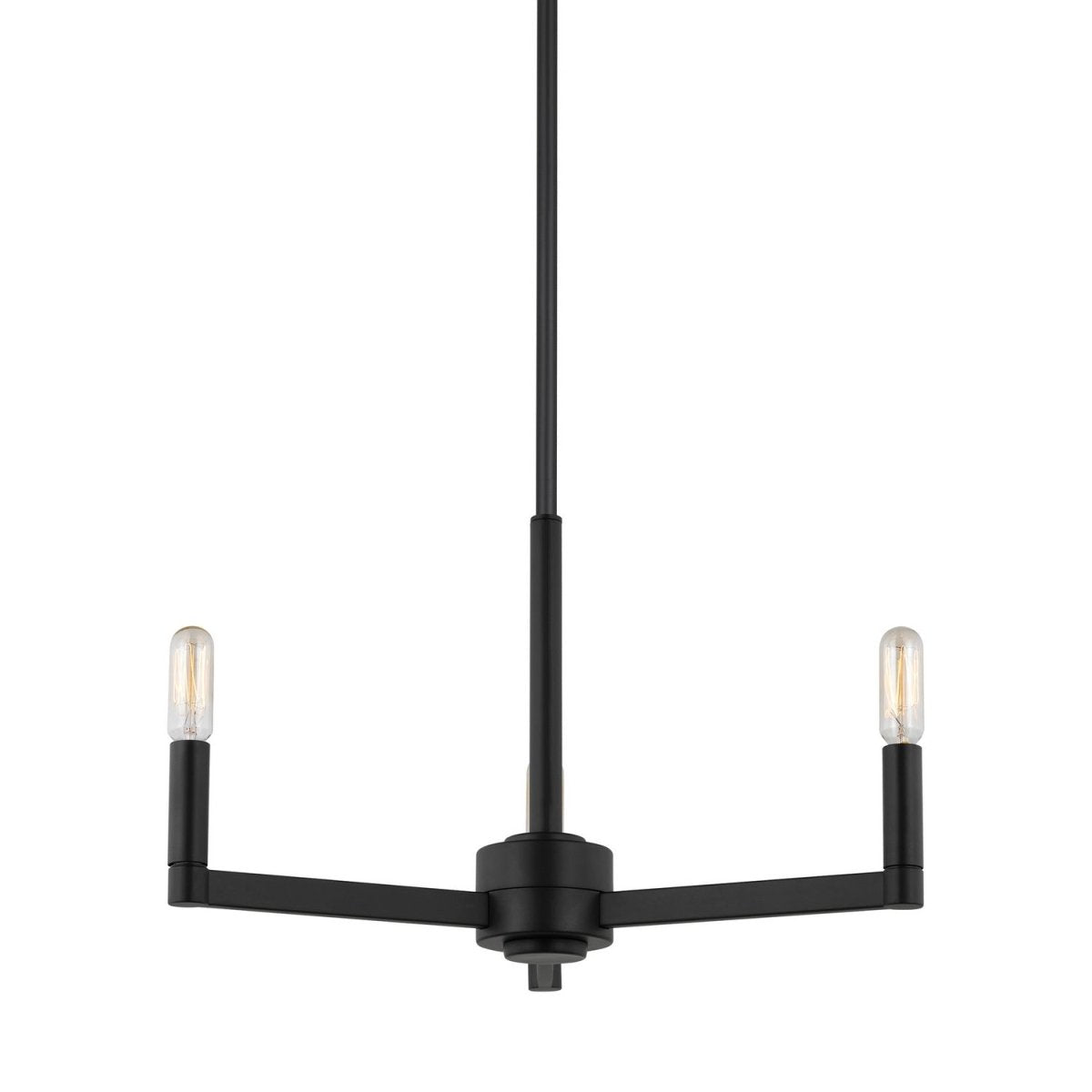 Lustre Fullton - Nickel brossé Transparent 9 by Visual Comfort Studio | Luminaires & cie