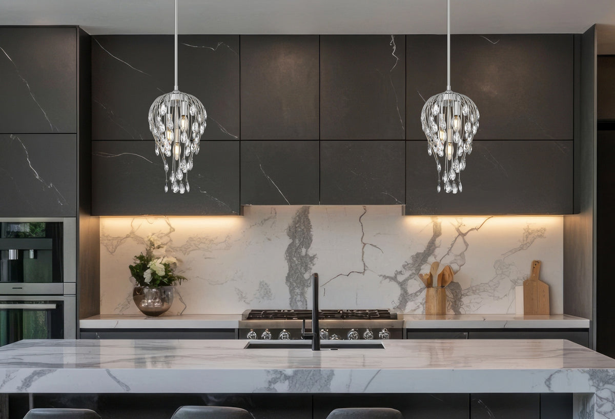 Lustre Gabriella Nickel brossé – vue 7