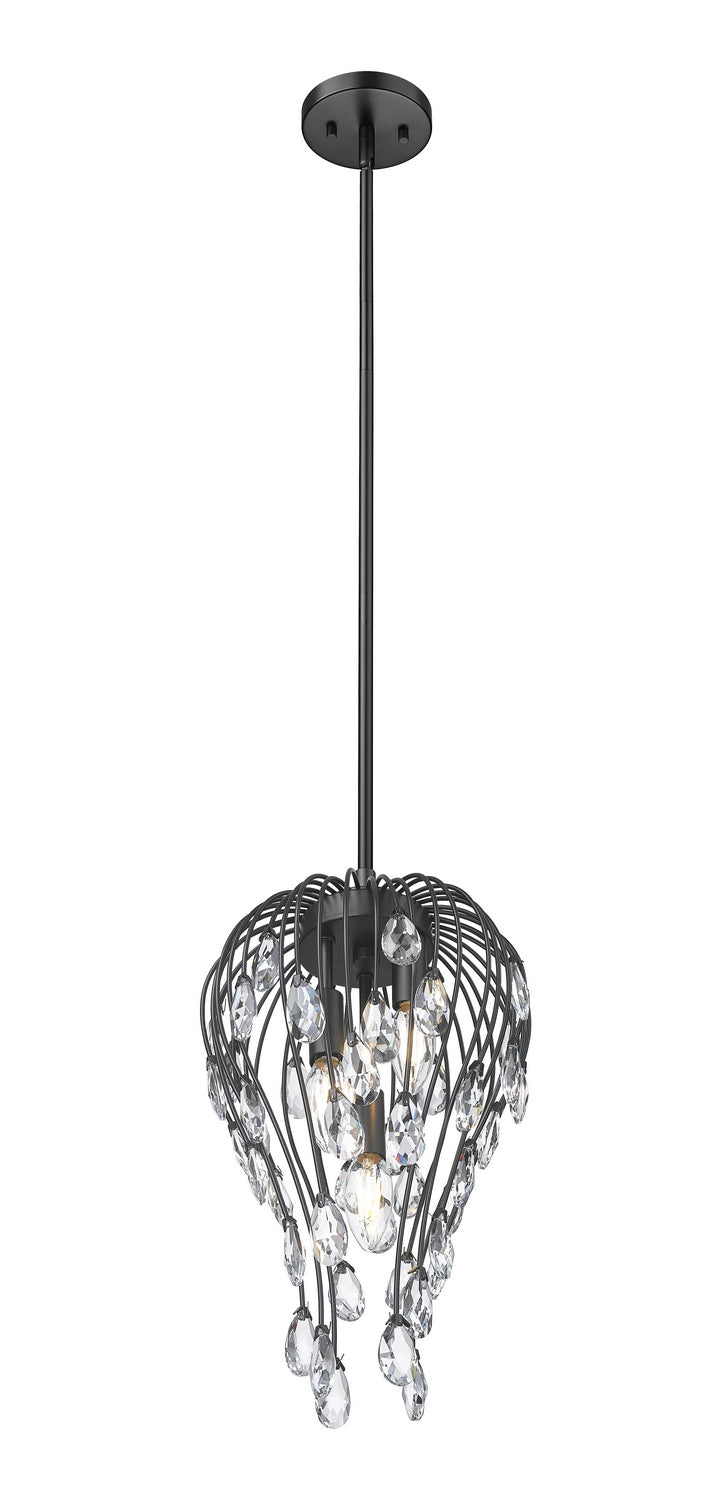 Lustre Gabriella Noir mat – vue 2