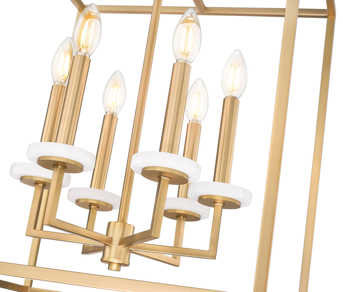 Lustre Gaultier Or moderne, 18", 21 1/2" – vue 5