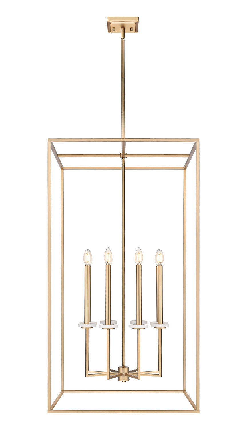Lustre Gaultier Or moderne, 24", 45 1/4" – vue 2
