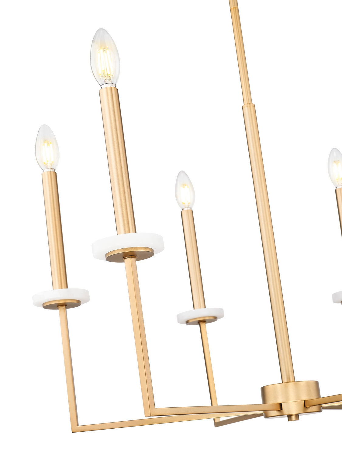 Lustre Gaultier Or moderne, 27 1/4", 33 1/4" – vue 5