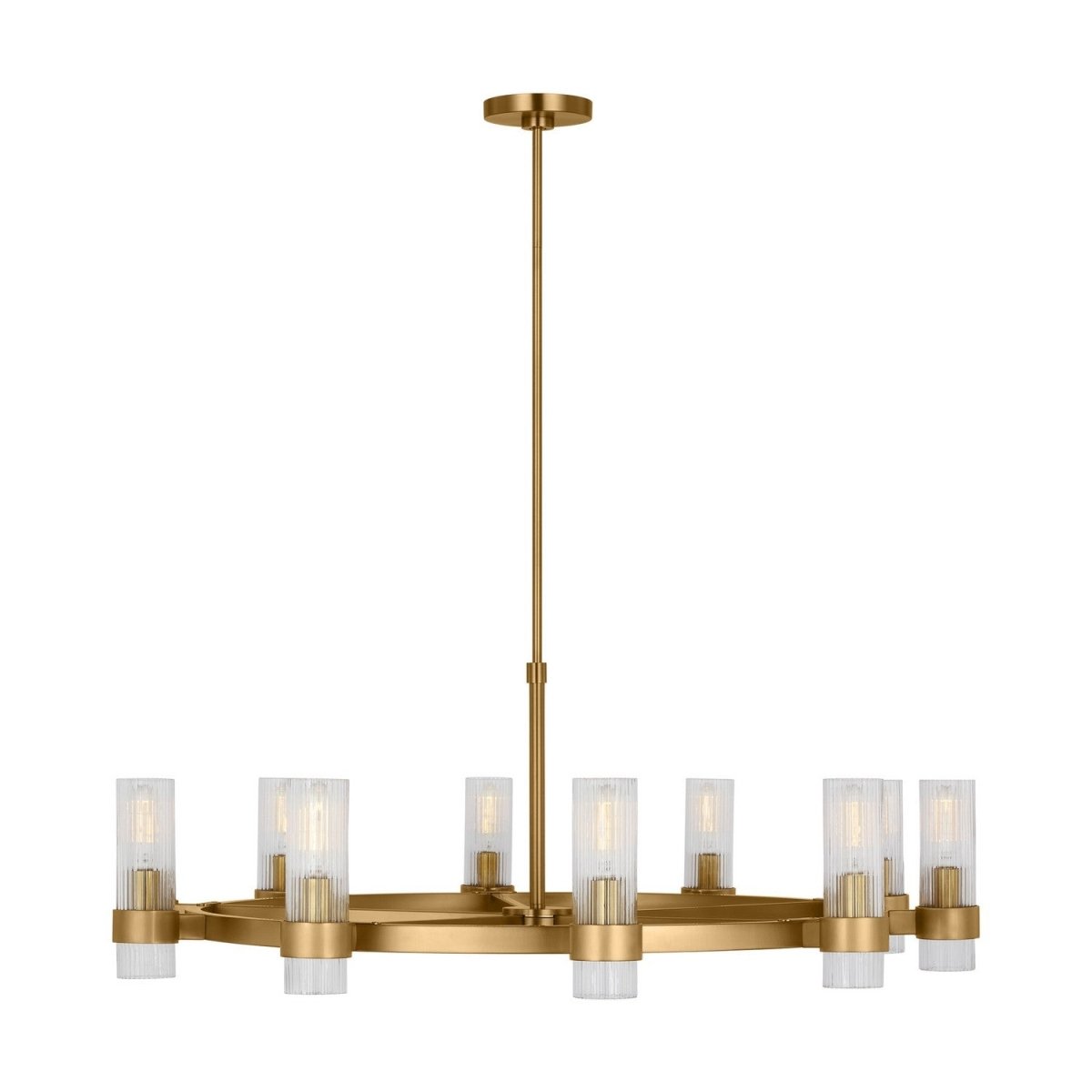 Lustre Geneva - Laiton bruni 42" by Visual Comfort Studio | Luminaires & cie