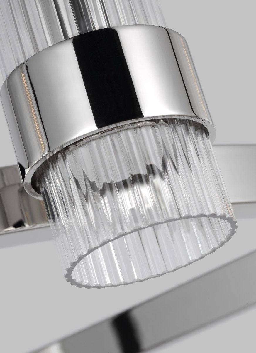 Lustre Geneva - Nickel poli 42" by Visual Comfort Studio | Luminaires & cie