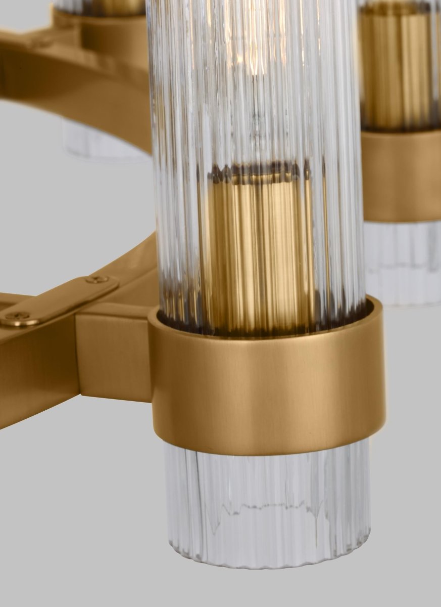 Lustre Geneva - Nickel poli 42" by Visual Comfort Studio | Luminaires & cie