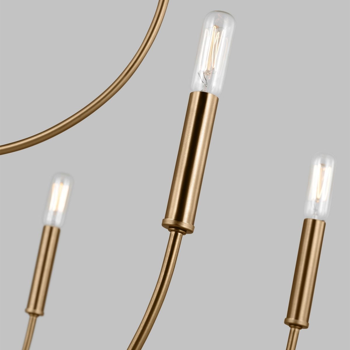 Lustre Greenwich - Nickel brossé 32" by Visual Comfort Studio | Luminaires & cie
