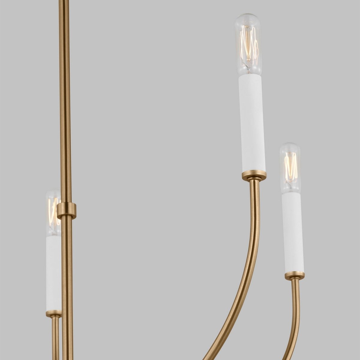 Lustre Greenwich - Nickel brossé 32" by Visual Comfort Studio | Luminaires & cie