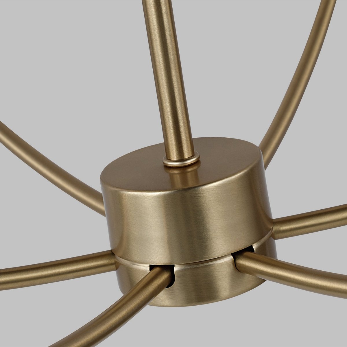 Lustre Greenwich - Nickel brossé 32" by Visual Comfort Studio | Luminaires & cie