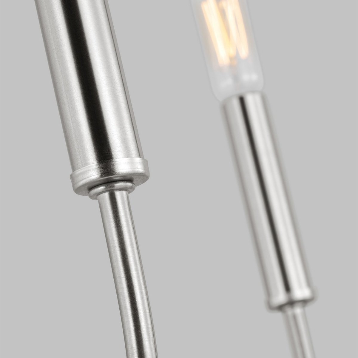 Lustre Greenwich - Nickel brossé 32" by Visual Comfort Studio | Luminaires & cie