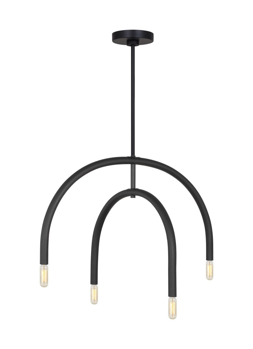 Lustre Hadden - Laiton satiné 36" by Visual Comfort Studio | Luminaires & cie