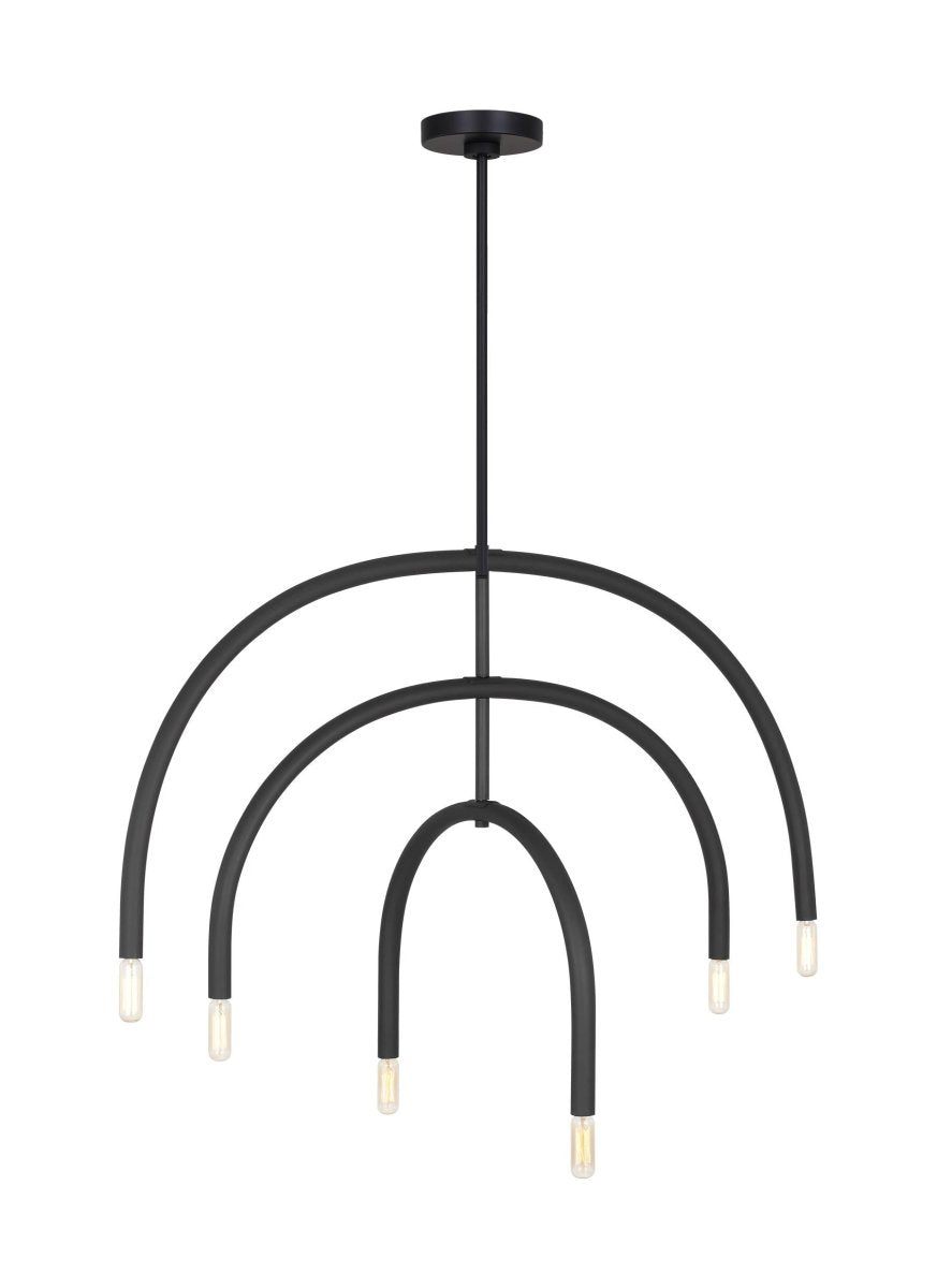 Lustre Hadden - Laiton satiné 36" by Visual Comfort Studio | Luminaires & cie