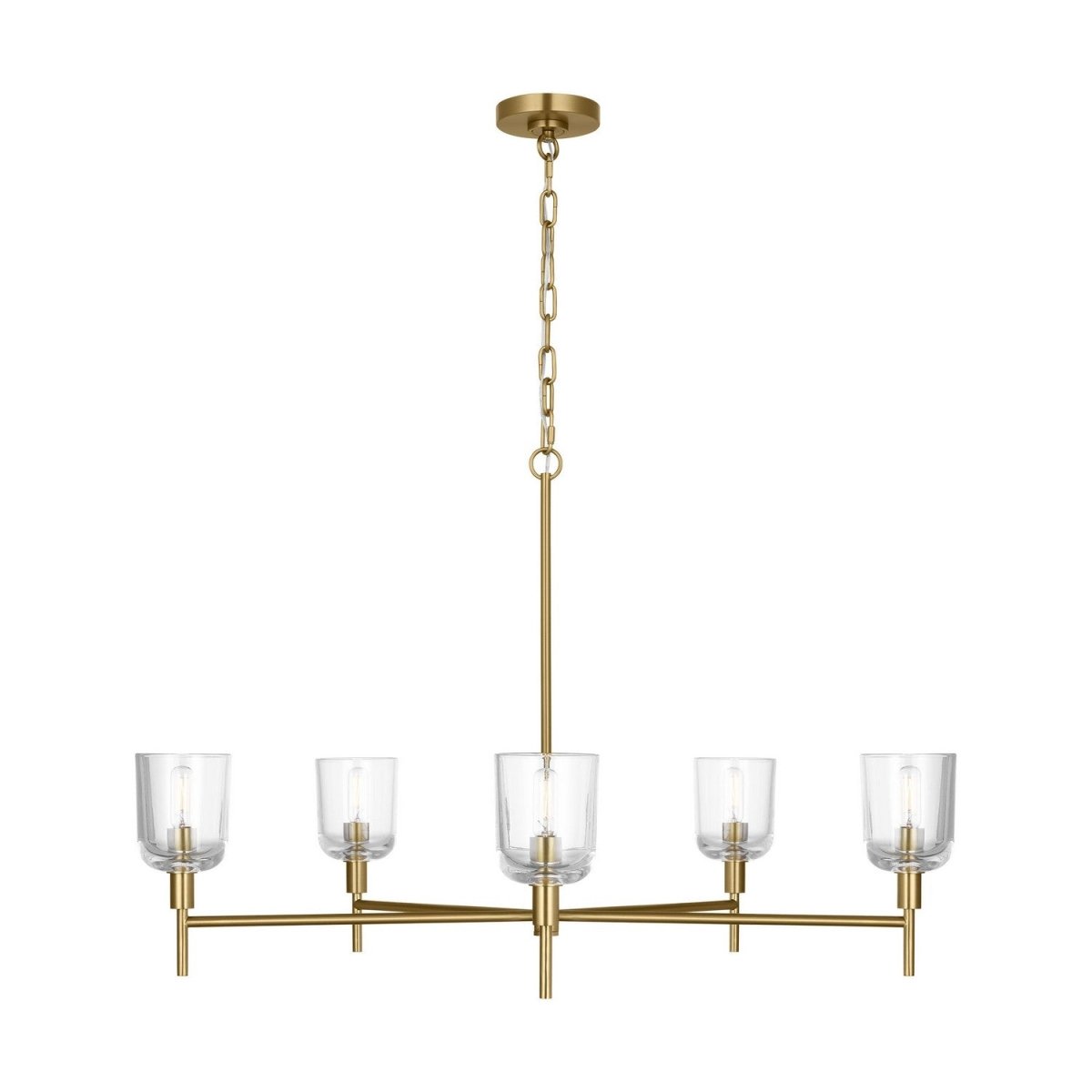 Lustre Hartley - Laiton bruni 36" by Visual Comfort Studio | Luminaires & cie