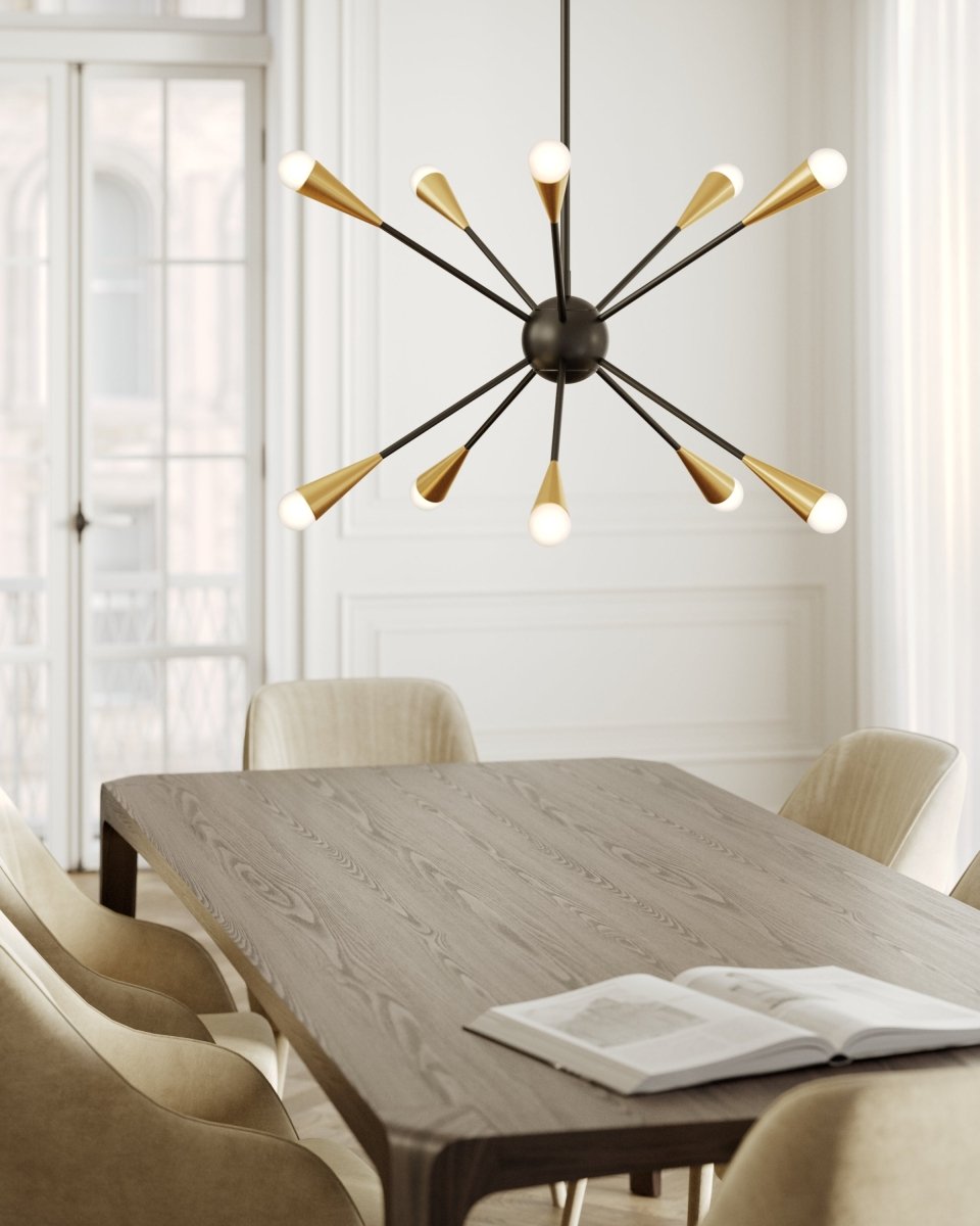 Lustre Jax - Noir minuit 38" by Visual Comfort Studio | Luminaires & cie
