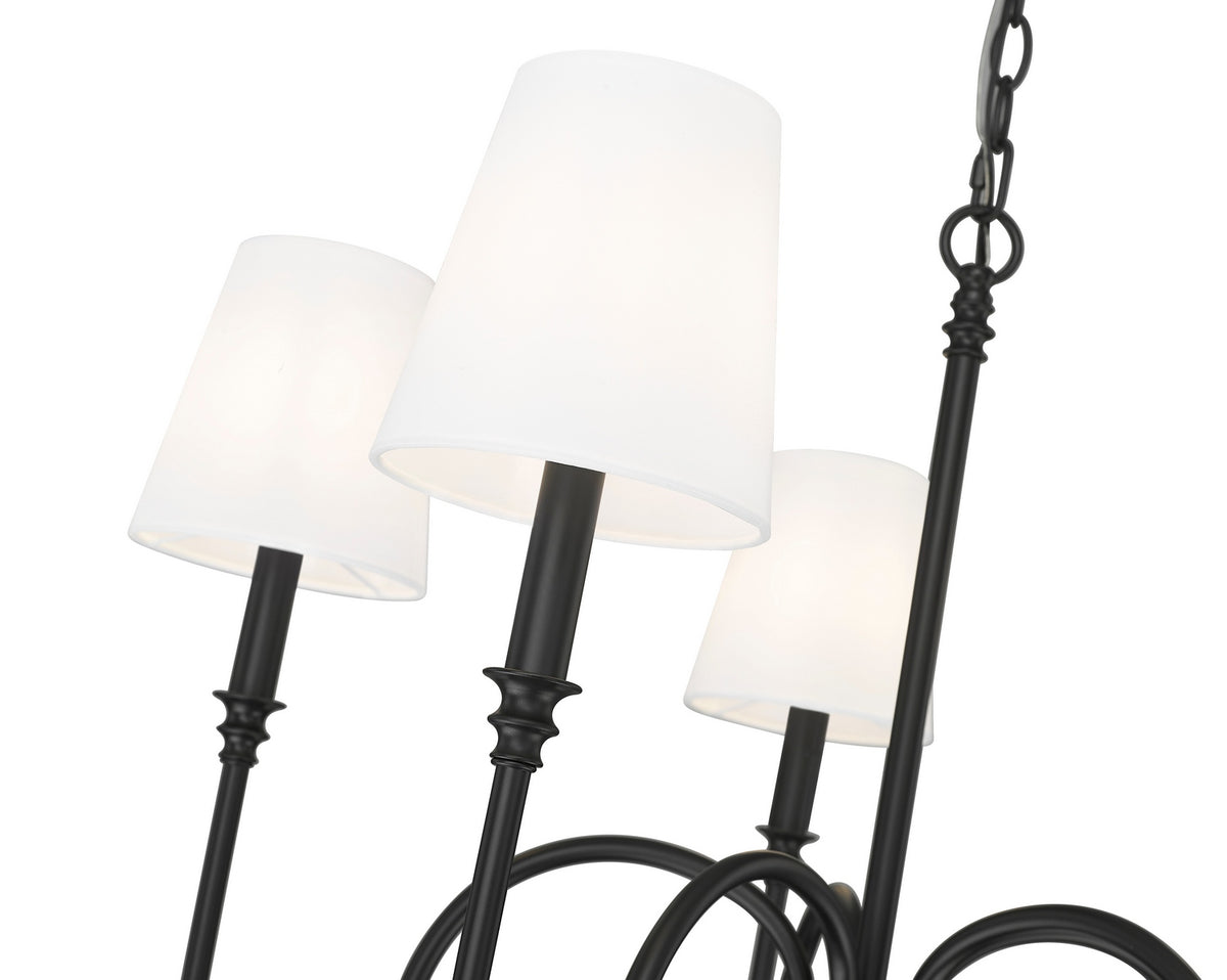 Lustre Jisele Noir mat, 30" – vue 5