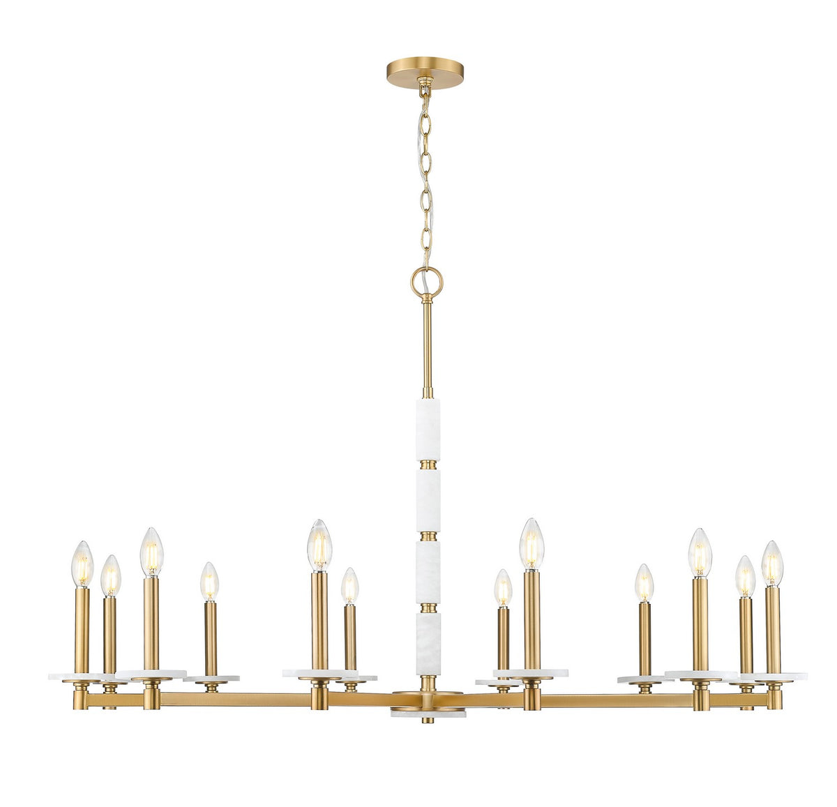 Lustre Kaden Or moderne, 48" – vue 3