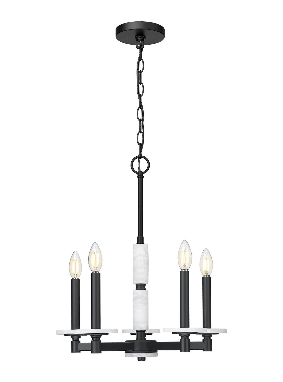 Lustre Kaden Noir mat, 18" – vue 3