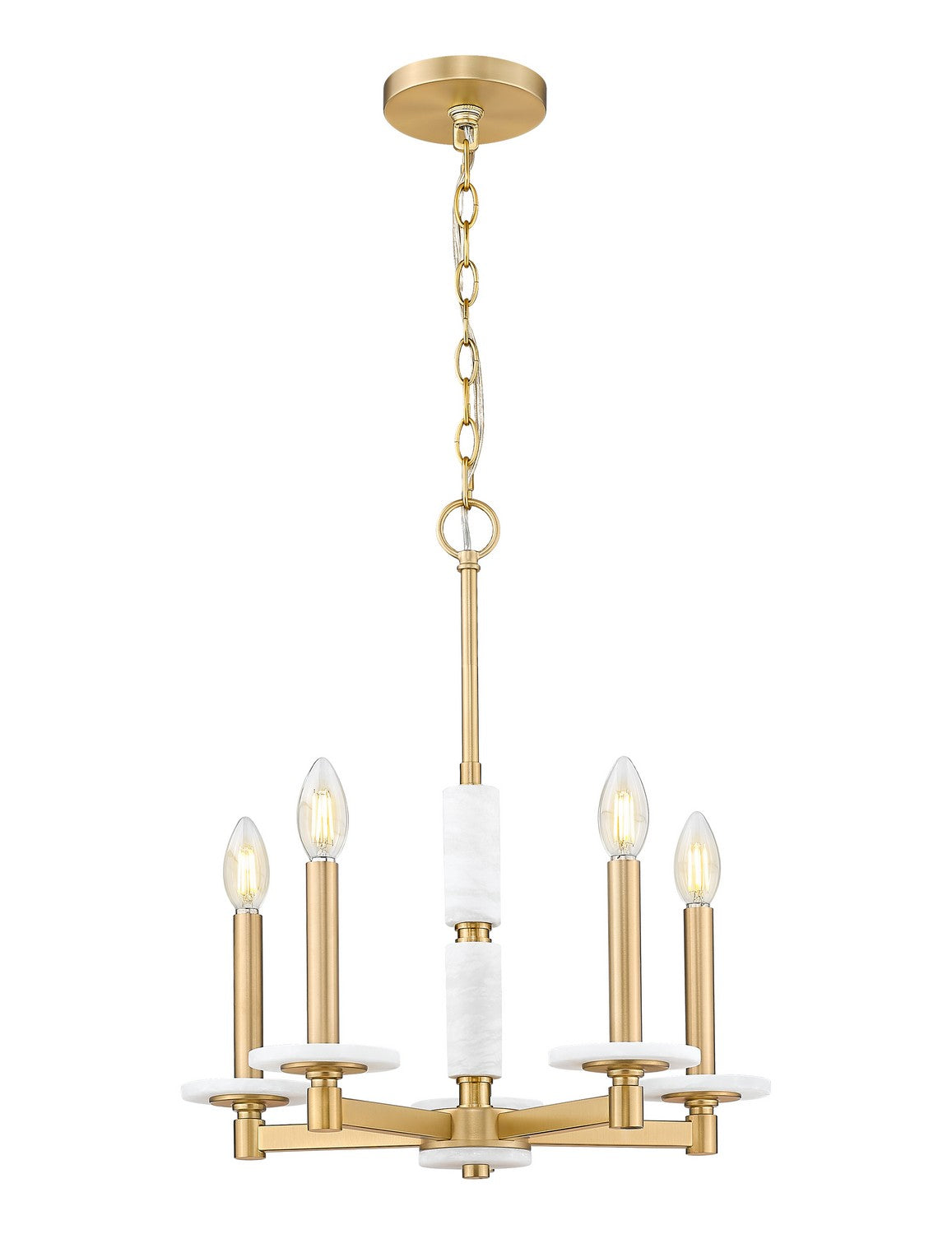 Lustre Kaden Or moderne, 18" – Z-Lite