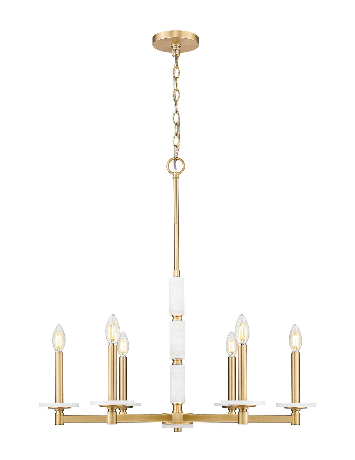 Lustre Kaden Or moderne, 28" – vue 3