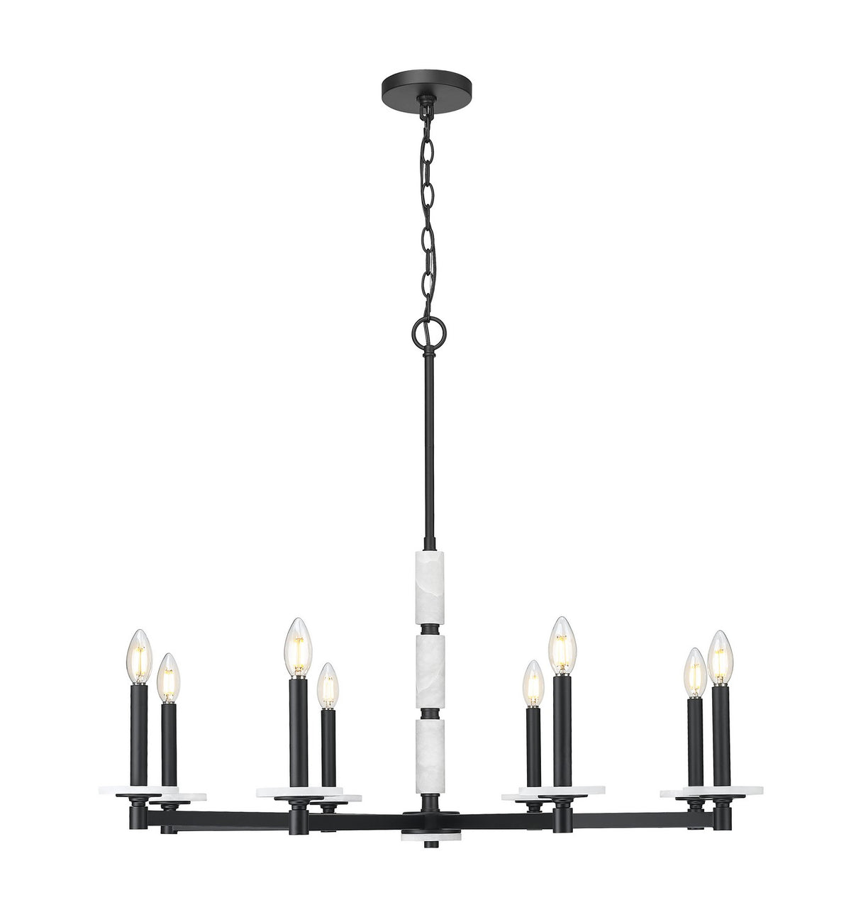 Lustre Kaden Noir mat, 36 1/2" – vue 3