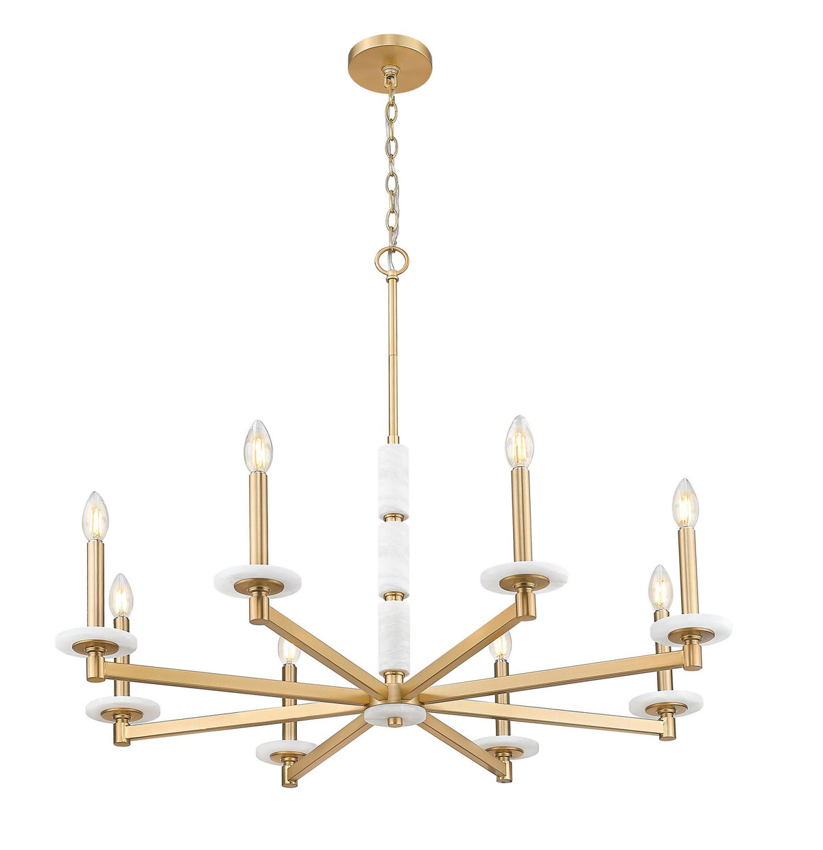 Lustre Kaden Or moderne, 36 1/2" – vue 2