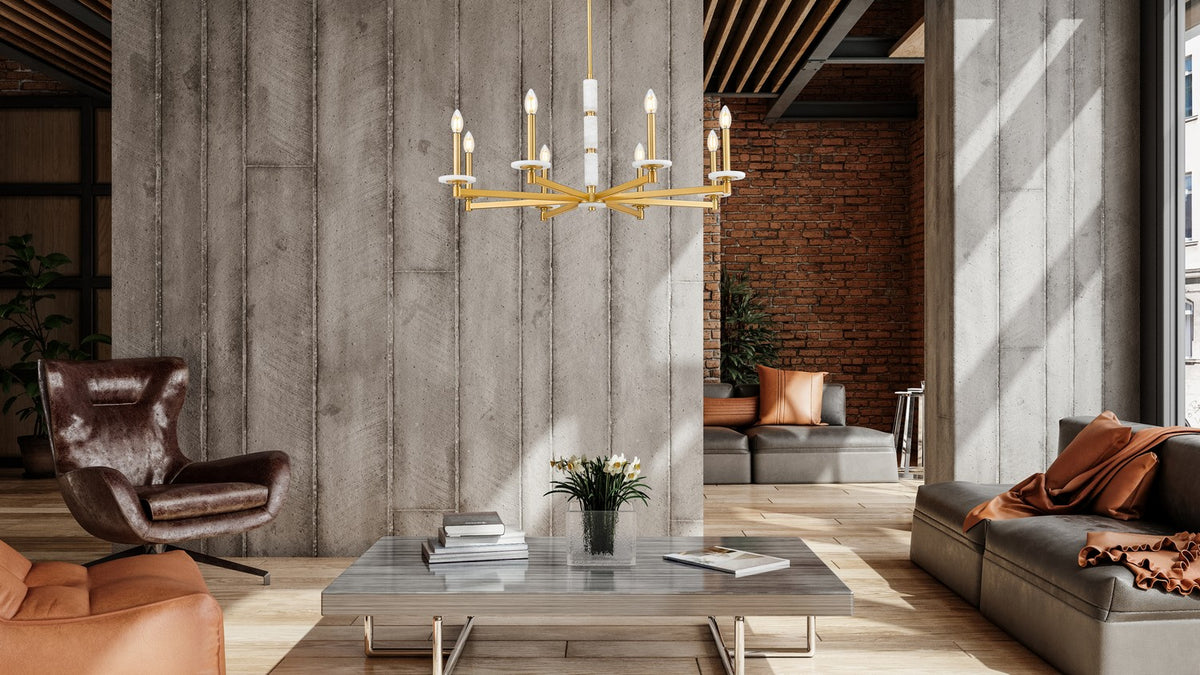 Lustre Kaden Or moderne, 36 1/2" – vue 6