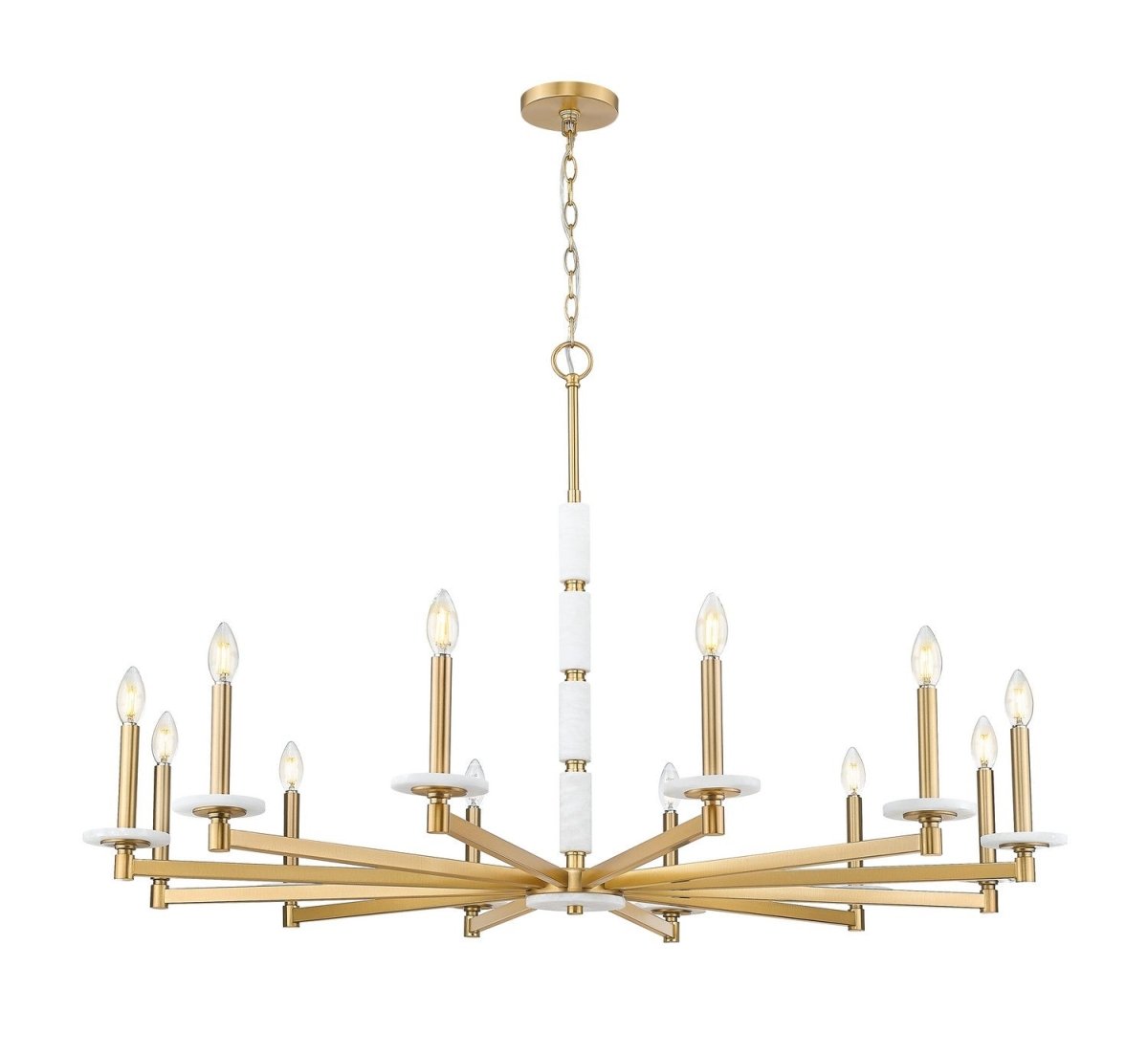 Lustre Kaden - Or moderne 48" by Z-Lite | Luminaires & cie