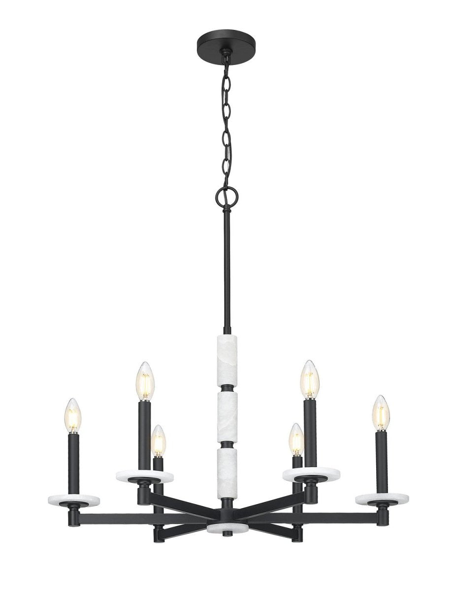 Lustre Kaden - Noir mat 28" by Z-Lite | Luminaires & cie