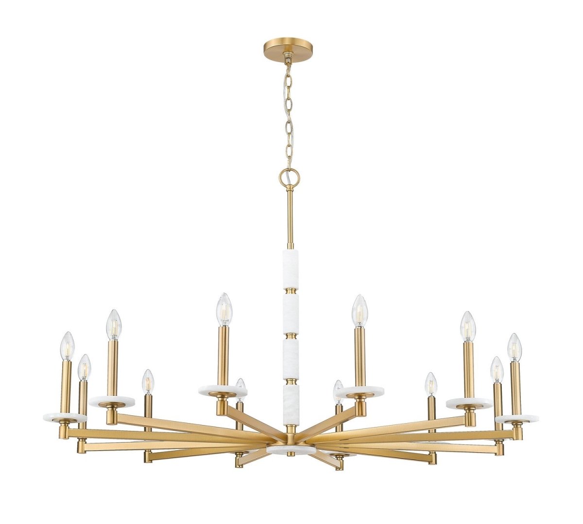 Lustre Kaden - Or moderne 36 1/2" by Z-Lite | Luminaires & cie