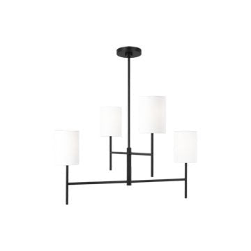 Lustre Key - Noir minuit 4 by Visual Comfort Studio | Luminaires & cie