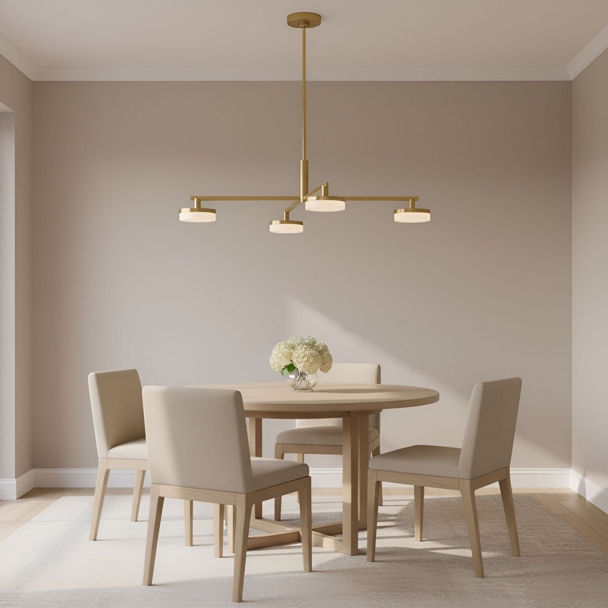 Lustre Khan - Laiton bruni 34" by Visual Comfort Studio | Luminaires & cie