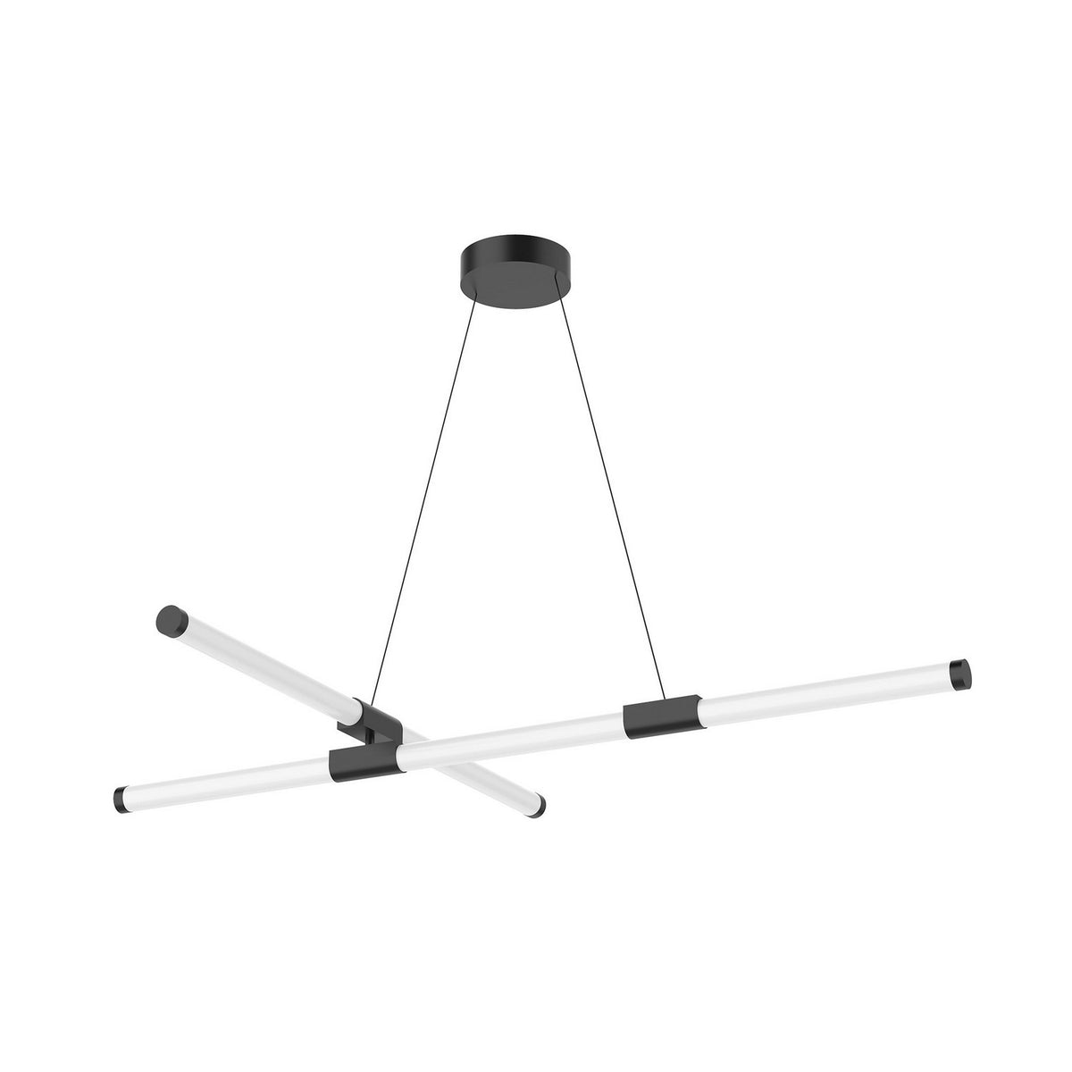 Lustre linéaire Akari Noir – Kuzco Lighting