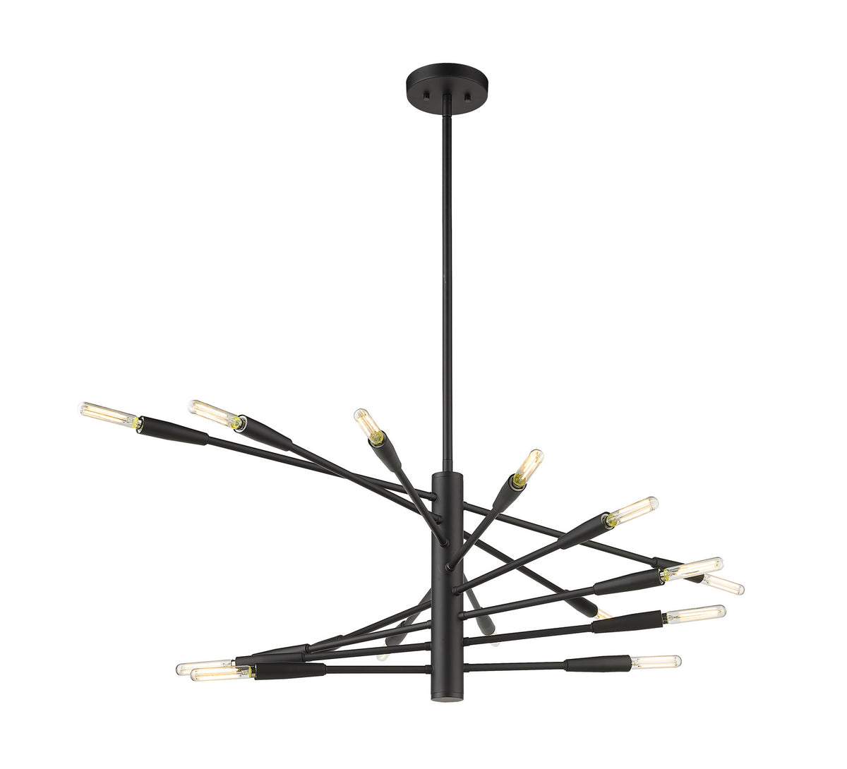 Lustre linéaire Ascension Noir mat, 32" – Z-Lite