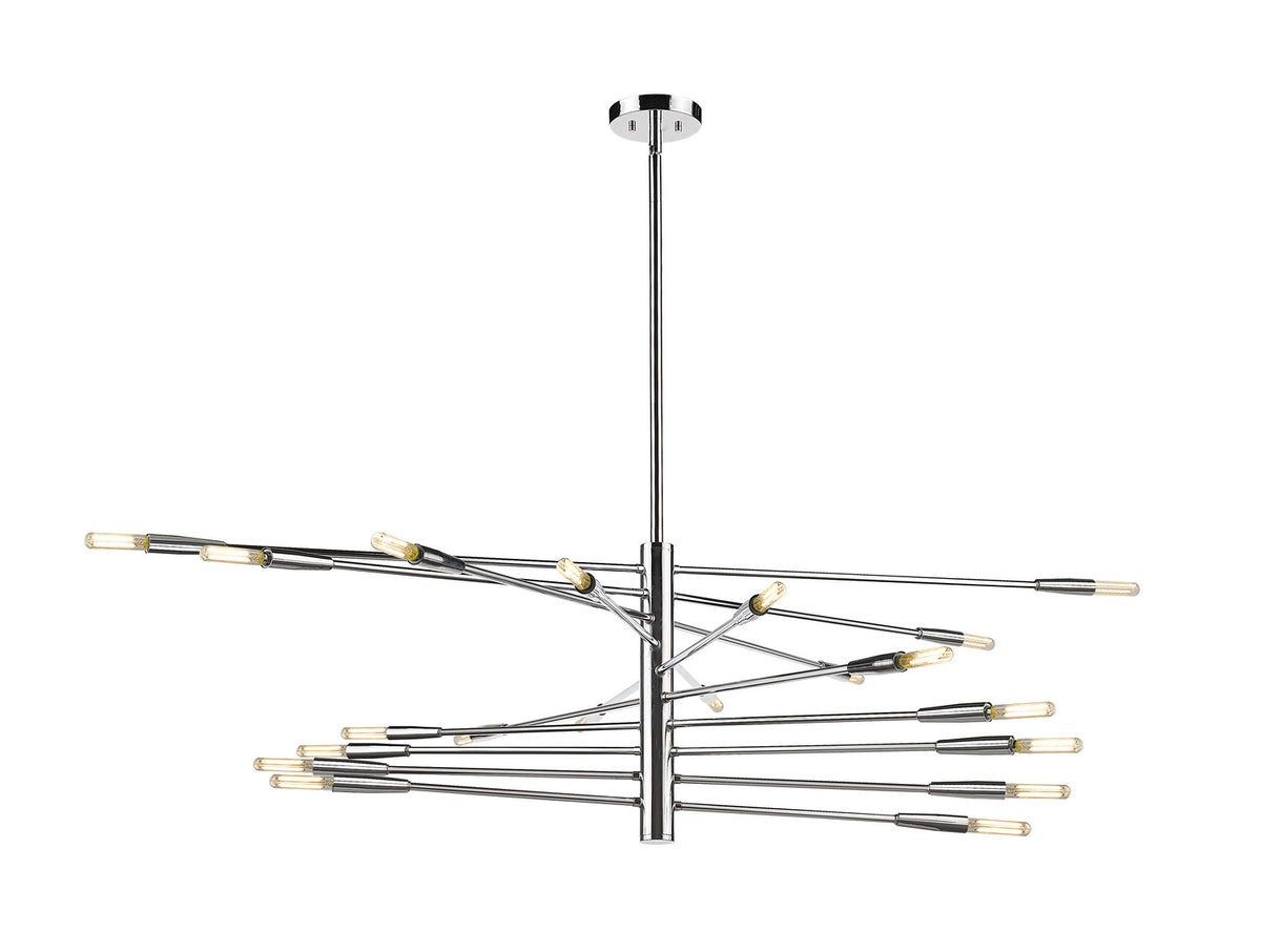 Lustre linéaire Ascension Chrome, 47 1/2" – Z-Lite