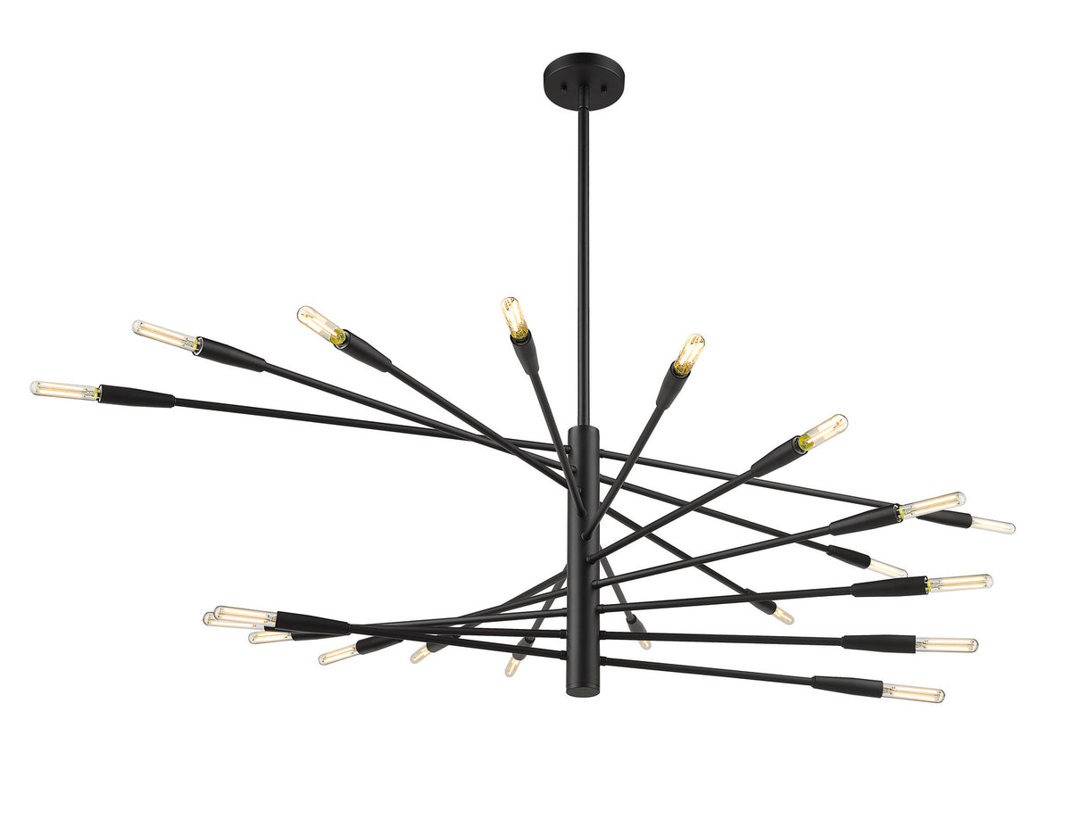 Lustre linéaire Ascension Noir mat, 47 1/2" – Z-Lite