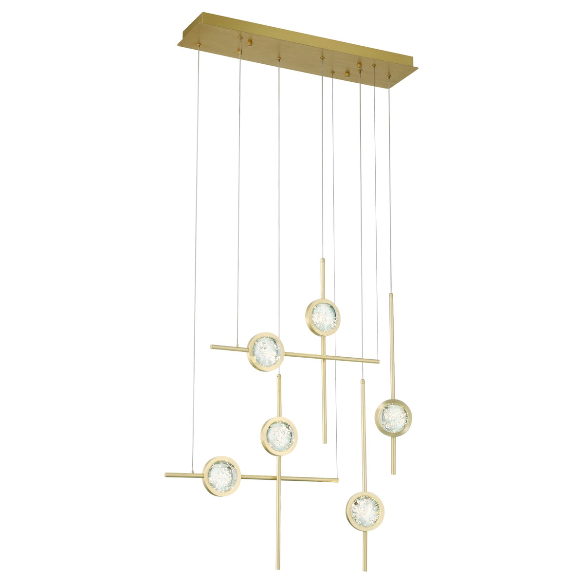 Lustre linéaire Barletta Or anodisé, 31 1/2" – vue 2