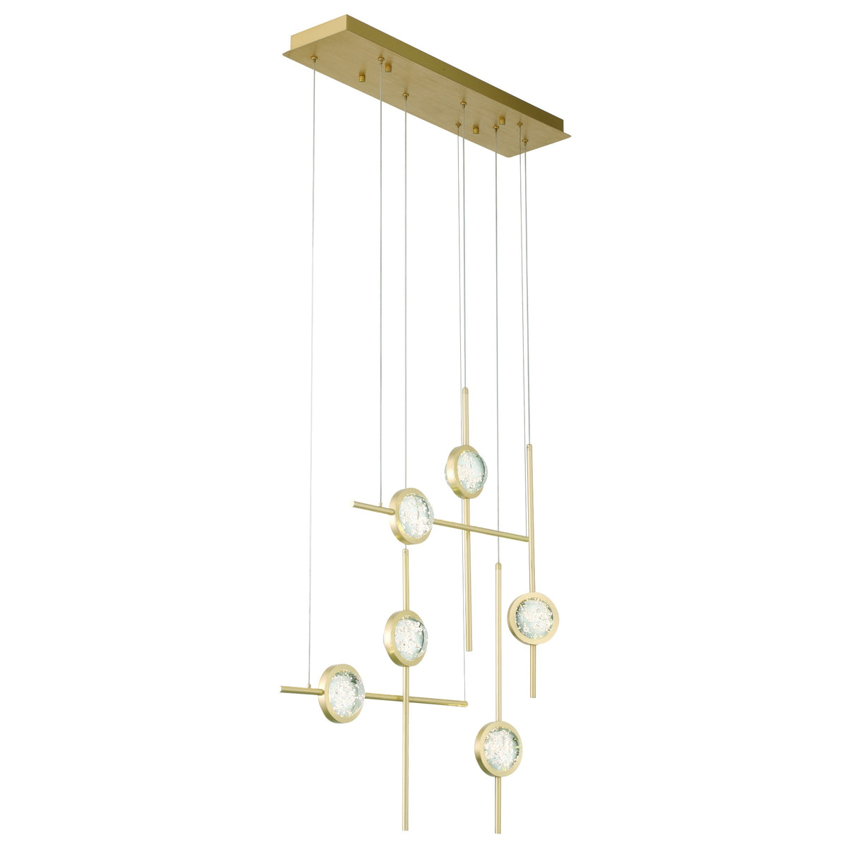 Lustre linéaire Barletta Or anodisé, 31 1/2" – vue 3