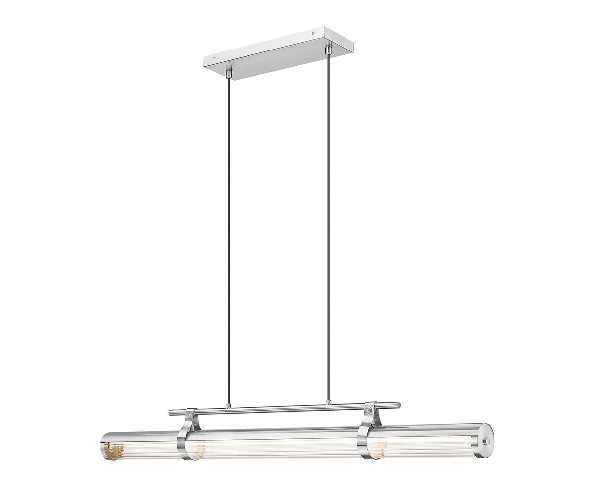 Lustre linéaire Benoit Nickel brossé, 44" – Z-Lite
