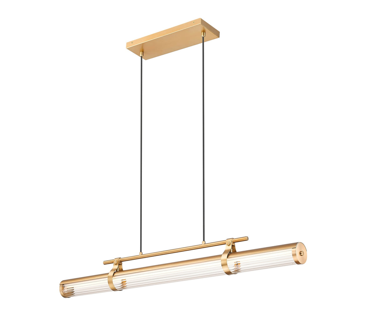 Lustre linéaire Benoit Or moderne, 44" – vue 3