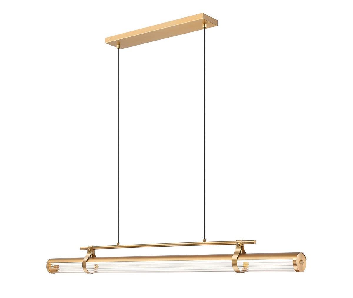 Lustre linéaire Benoit Or moderne, 56" – Z-Lite