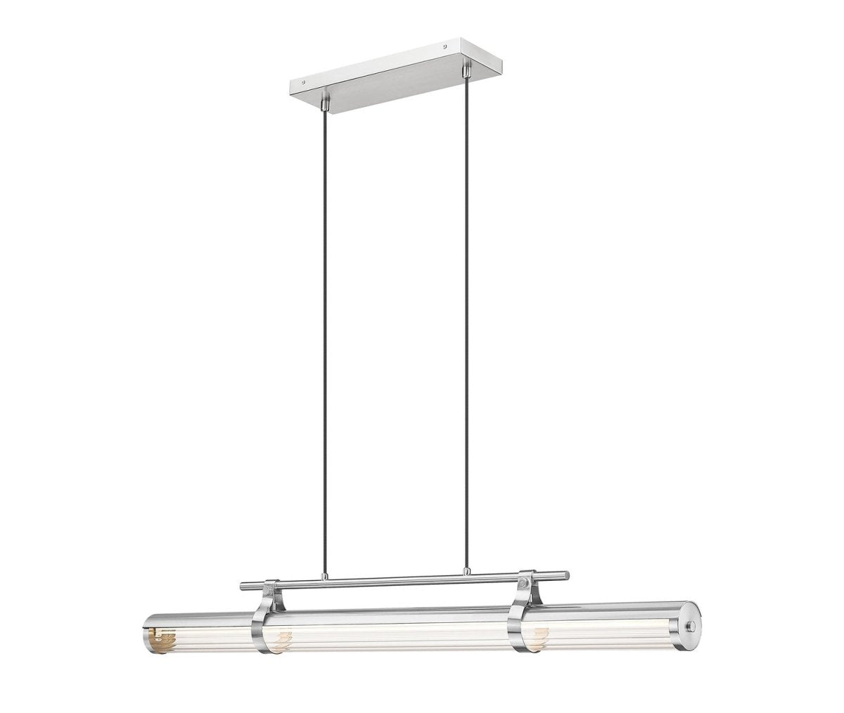 Lustre linéaire Benoit - Nickel brossé 44" by Z-Lite | Luminaires & cie