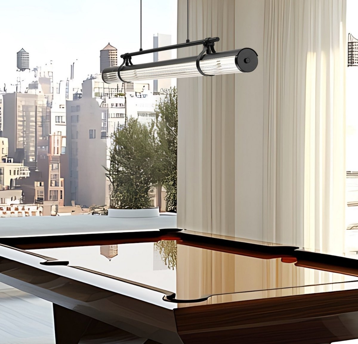 Lustre linéaire Benoit - Or moderne 56" by Z-Lite | Luminaires & cie