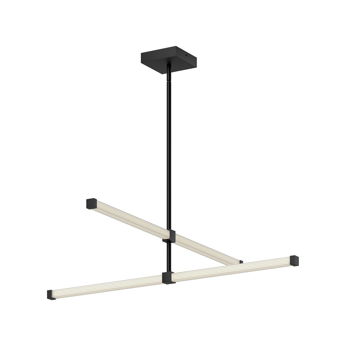 Lustre linéaire Blade Noir – Kuzco Lighting