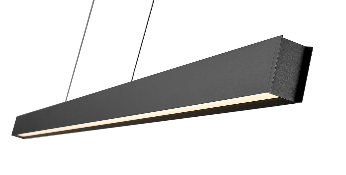 Lustre linéaire Hudson Noir mat – vue 4