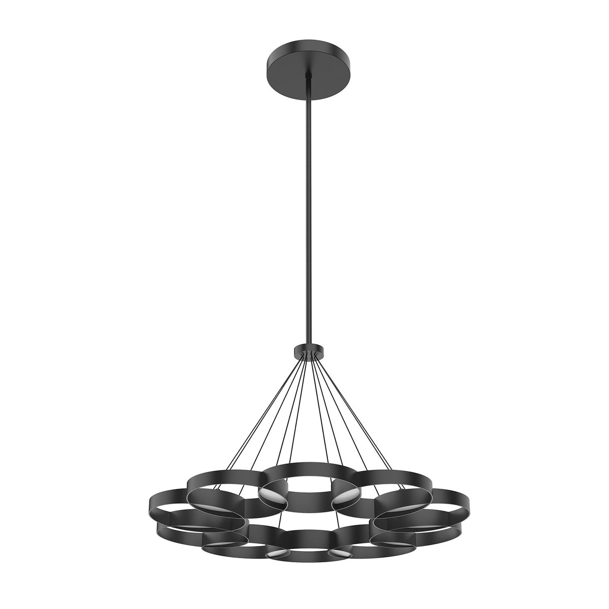 Lustre linéaire Maestro Noir – Kuzco Lighting