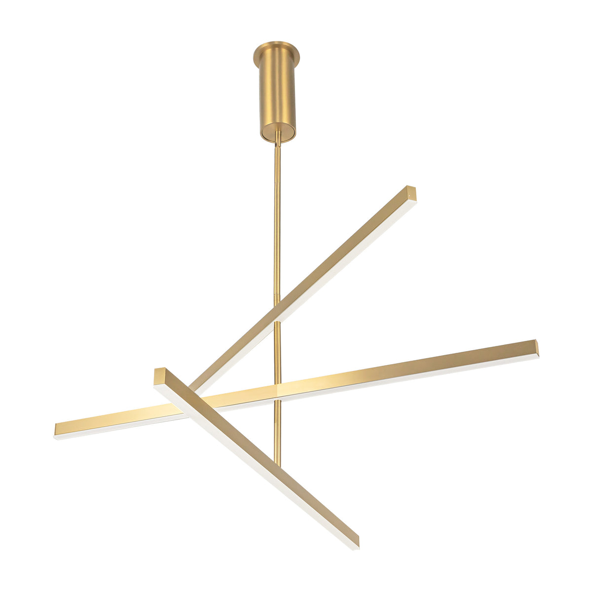 Lustre linéaire Vega Or brossé, 45" – vue 3