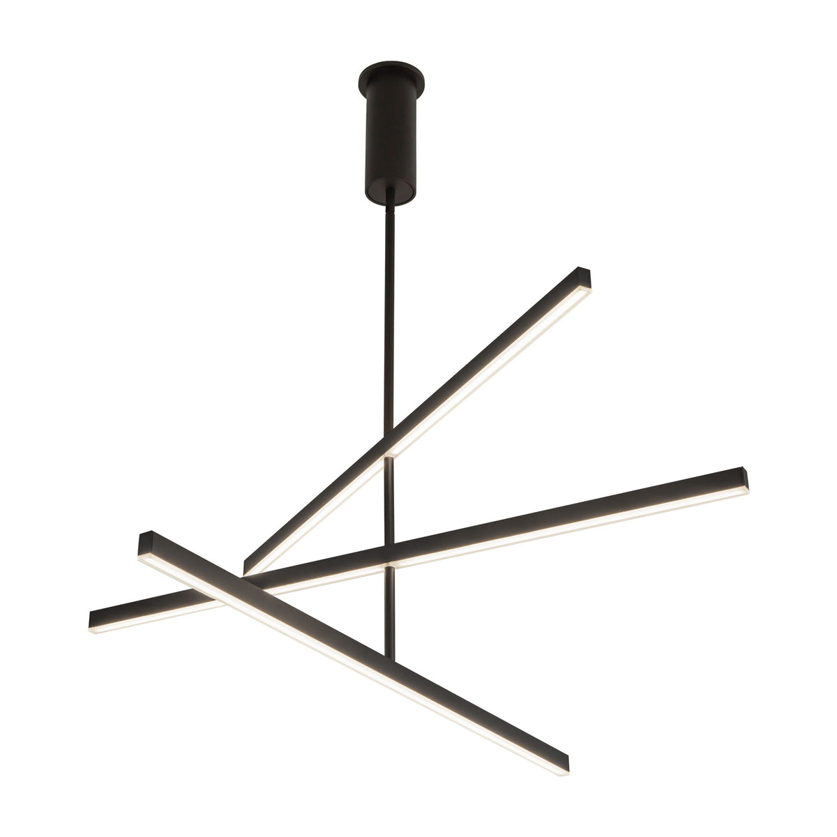 Lustre linéaire Vega Noir, 45" – vue 2